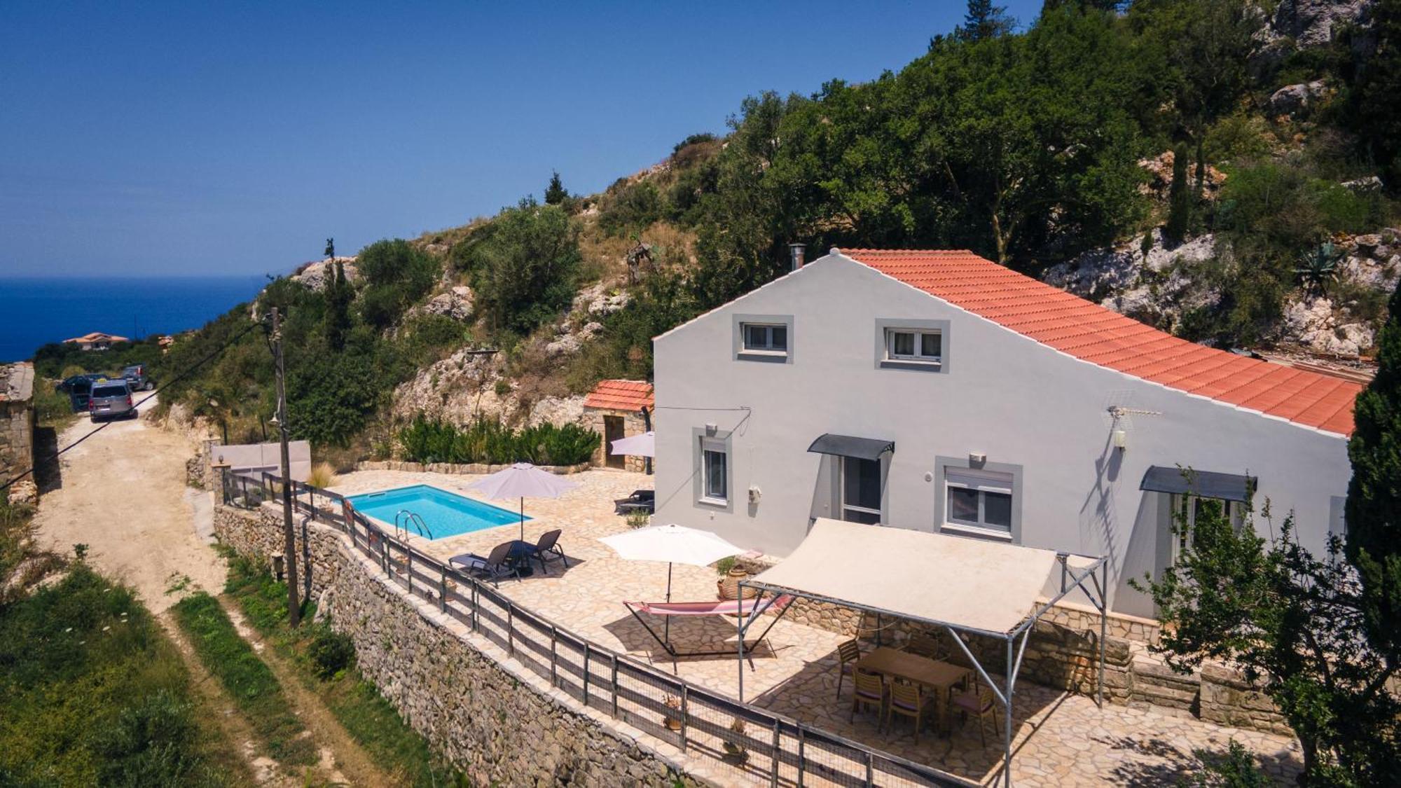 Villa Serenity Vóvikes Exteriér fotografie